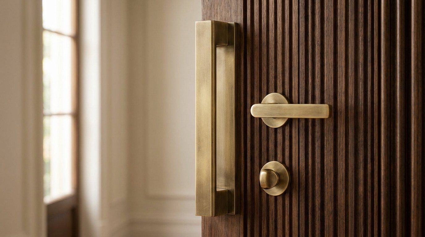 Bespoke metal door pulls