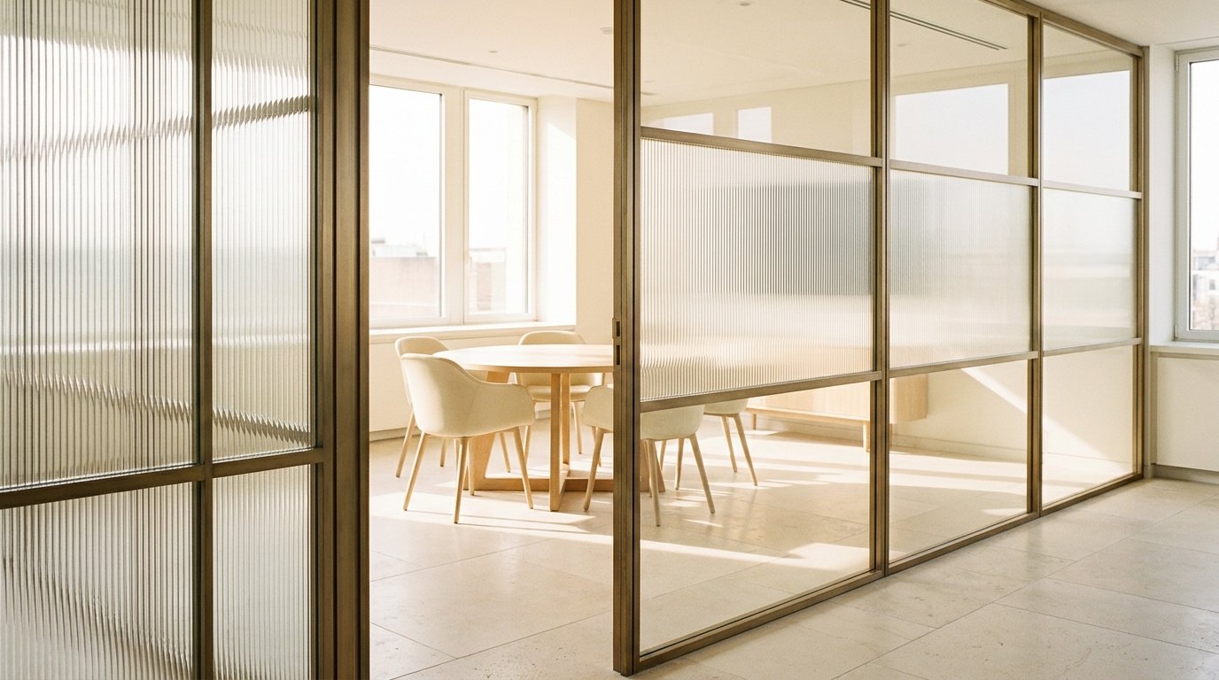 Glass and metal screen