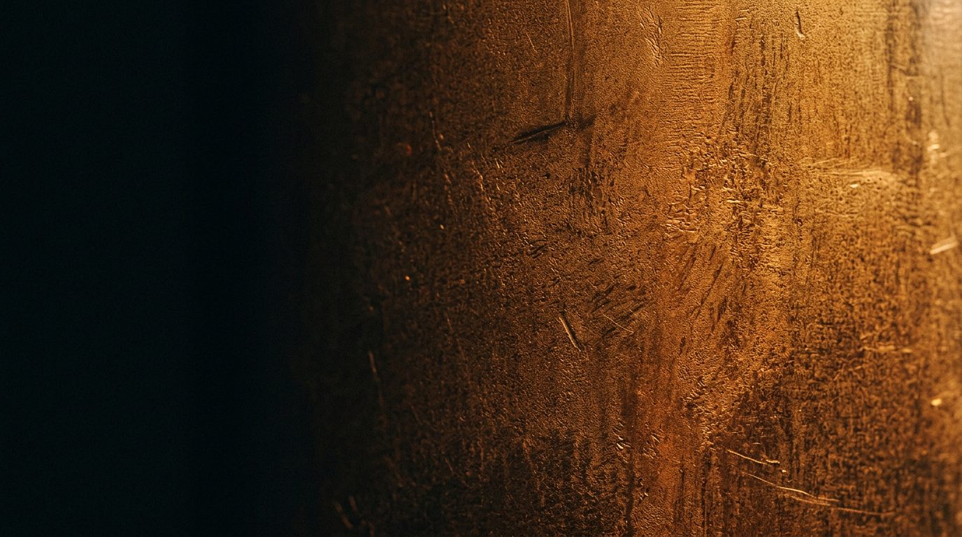 Brushed metal surface